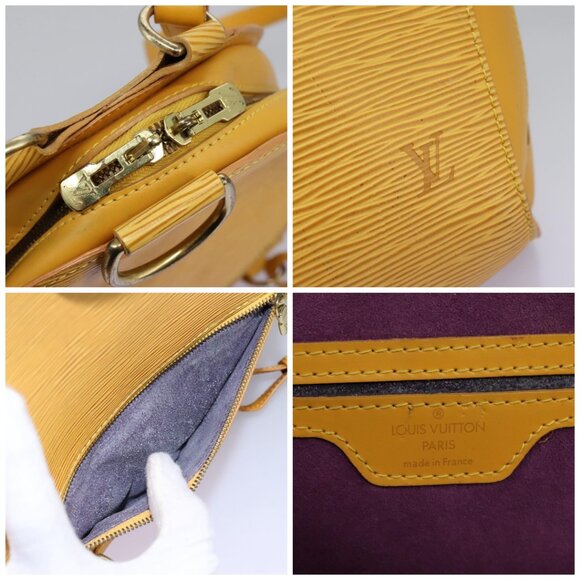 LOUIS VUITTON Epi Mabillon Backpack Yellow - Picture 14 of 15